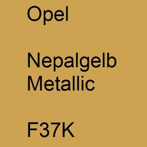 Opel, Nepalgelb Metallic, F37K.